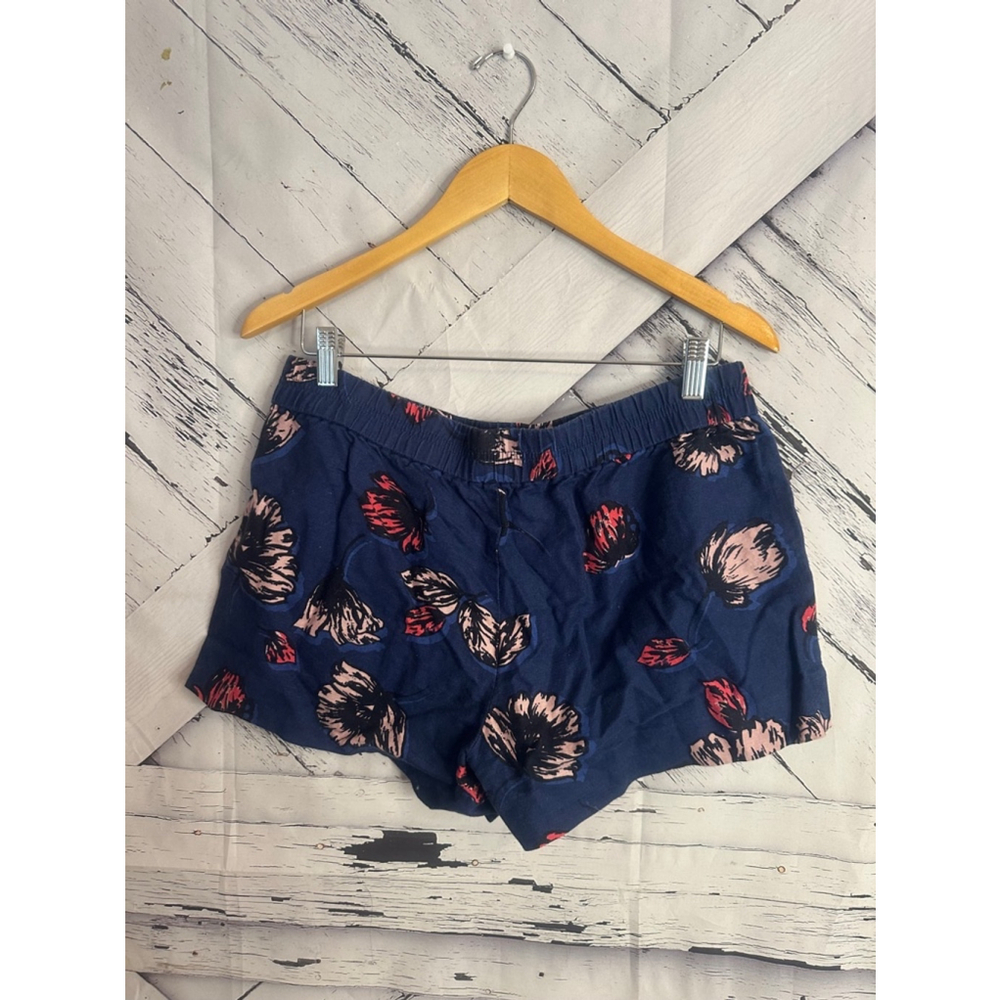 Women's J.Crew Shorts Size 10 Blue Floral